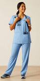 Clara 6 Pocket Scrub Top Full